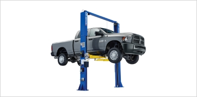 The SPO12 WIDE two-post lift by Rotary
